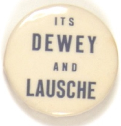 Dewey and Lausche Ohio Coattail