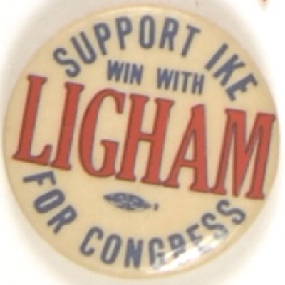 Support Ike, Ligham for Congress New Jersey Coattail