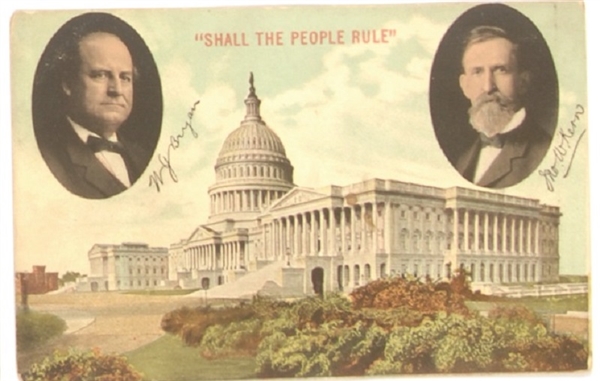 Bryan, Kern Colorful US Capitol Postcard