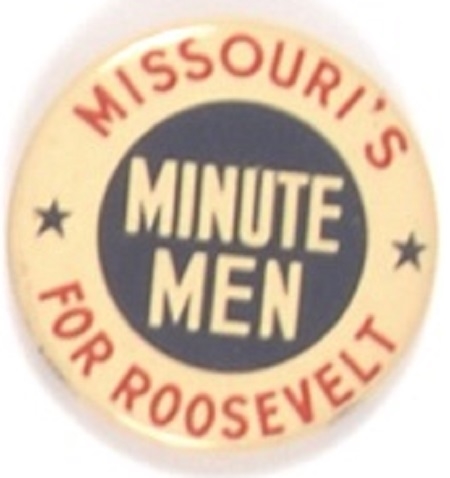 Missouri Minute Men for Roosevelt