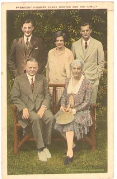 Hoover Family Postcard