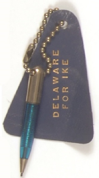 Delaware for Ike Pencil and Cloth Keychain