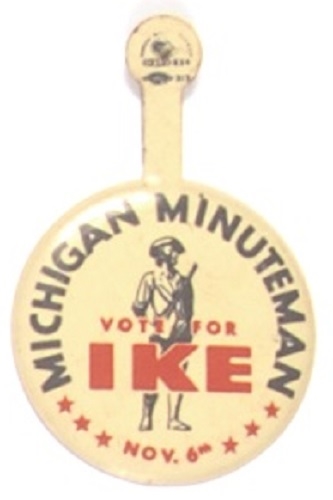 Michigan Minuteman for Ike Tab