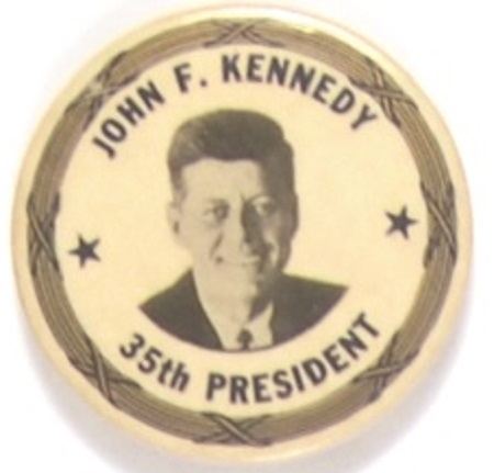 John F. Kennedy for President Scarce Celluloid