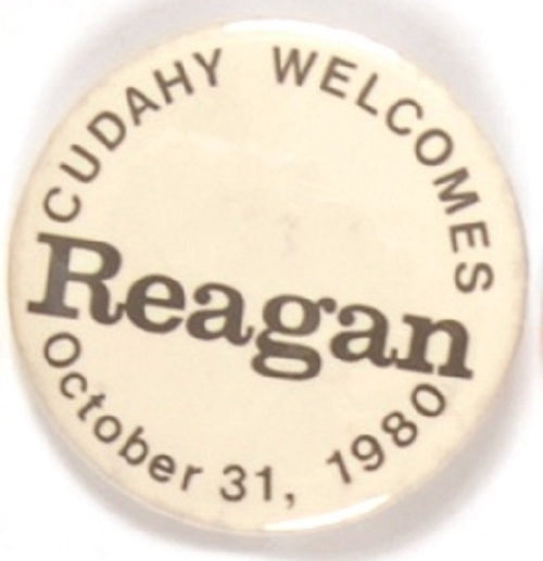 Cudahy, Wisc. Welcomes Reagan 1980 Celluloid