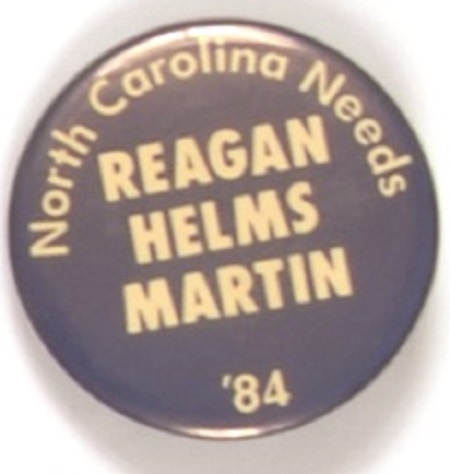 Reagan, Helms, Martin North Carolina Coattail