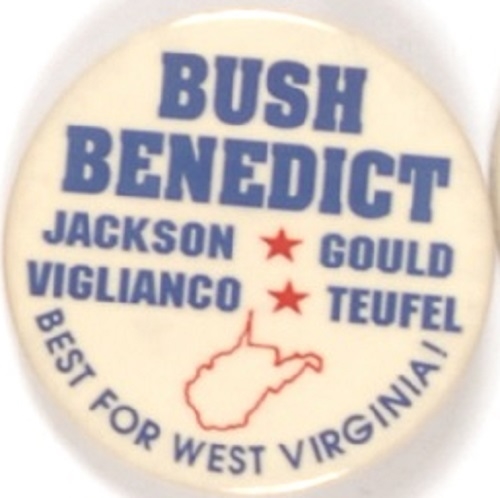 Bush, Benedict West Virginia Coattail