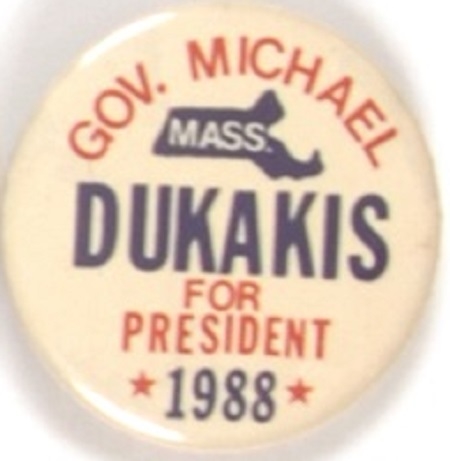 Massachusetts Gov. Dukakis for President