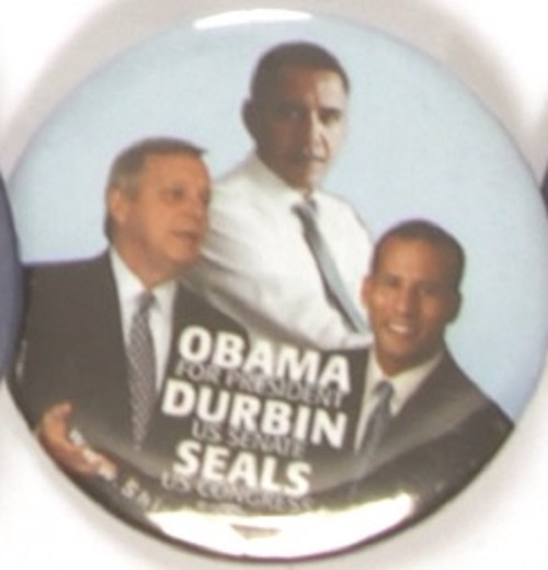 Obama, Durbin, Seals Illinois Coattail