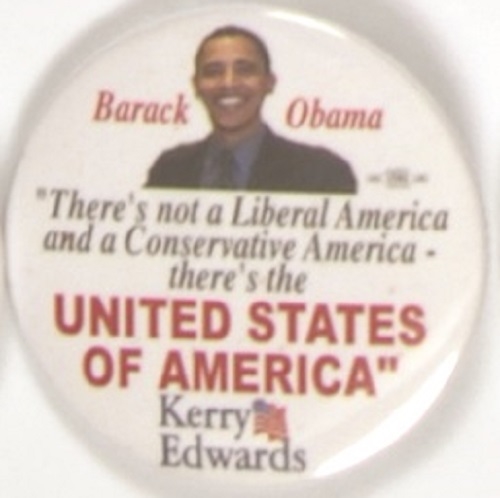 Kerry, Obama Convention Speech Pin