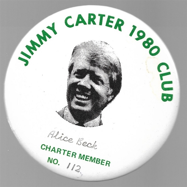 Carter Club Charter Member