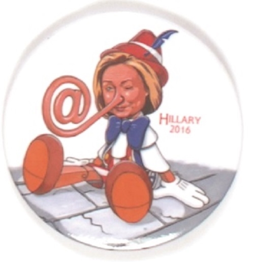 Hillary Clinton Pinocchio by Brian Campbell