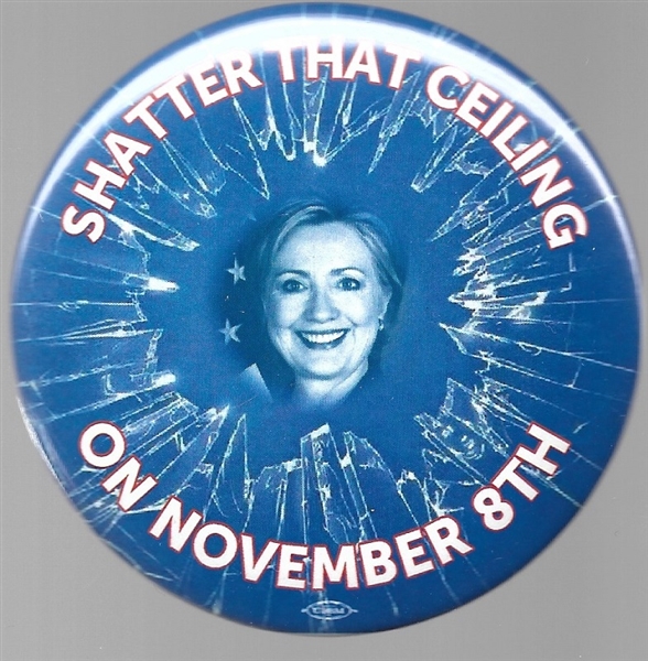 Hillary Shatter the Glass Ceiling