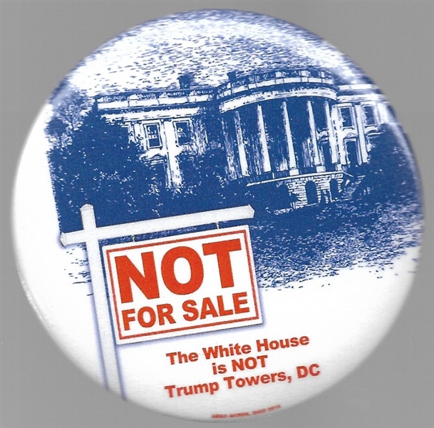 Hillary White House Not for Sale