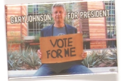 Johnson Libertarian Party Vote for Me
