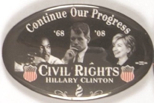 Hillary, RFK and Martin Luther King Jr.