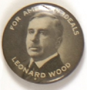 Scarce Leonard Wood for President