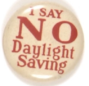 No To Daylight Saving Time