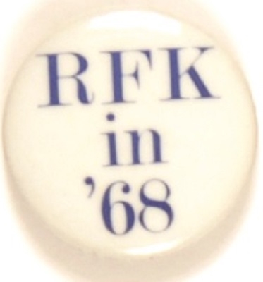 RFK in 68 Blue and White, Different Letters