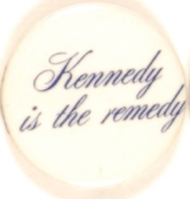 Kennedy is the Remedy Script Lettering
