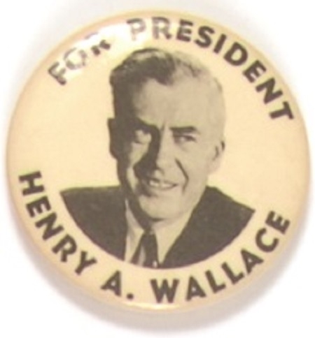Henry Wallace Progressive Party Celluloid