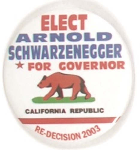 Elect Arnold Schwarzenegger Governor