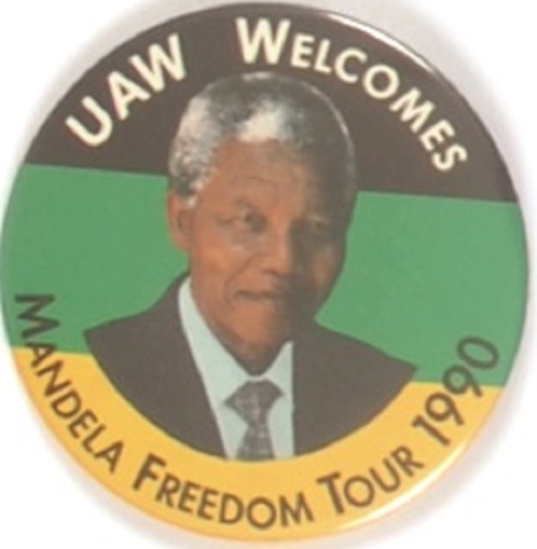 UAW Welcomes Nelson Mandela