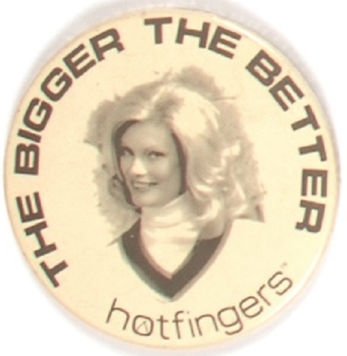 "Hotfingers" Gloves Advertising Pin