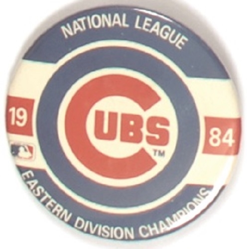 Cubs 1984 Division Champs