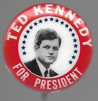 Ted Kennedy for President 1968 Pin 