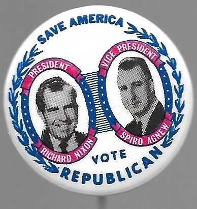 Nixon, Agnew Save America 