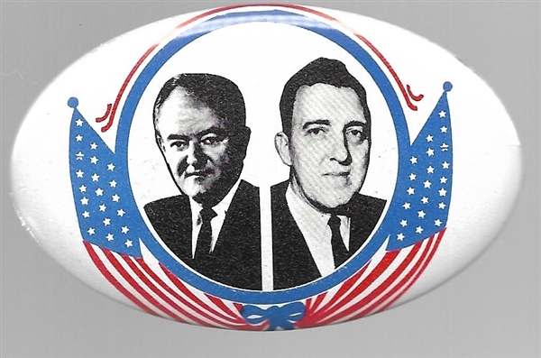 Humphrey and Muskie Oval Jugate 