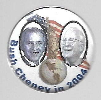 Bush, Cheney Liberty and Flag Jugate 