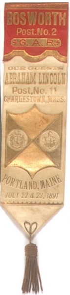 Portland, Maine, GAR 1891 Ribbon