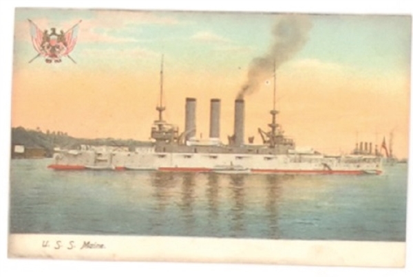 Battleship Maine Postcard