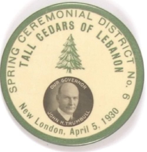 Tall Cedars of Lebanon Connecticut Gov. Trumbull