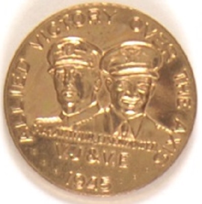 Eisenhower-MacArthur Victory Silver Color Medal