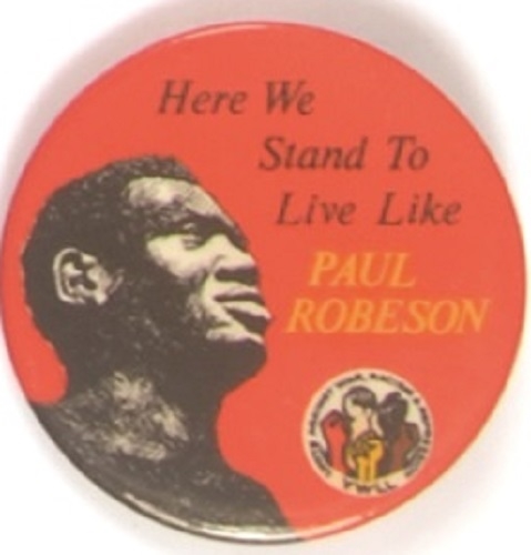 Paul Robeson Civil Rights Pin