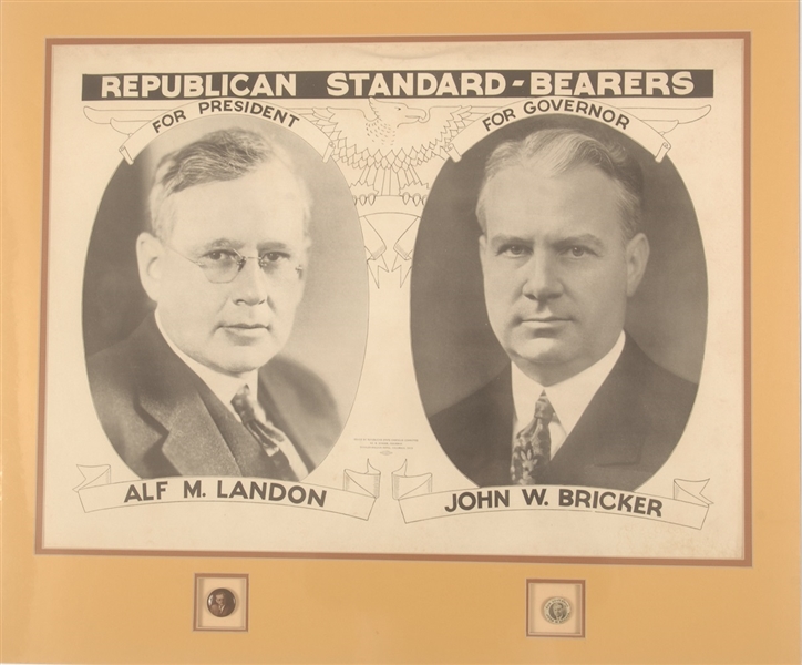 Landon- Bricker, Ohio Republican Standard-Bearers