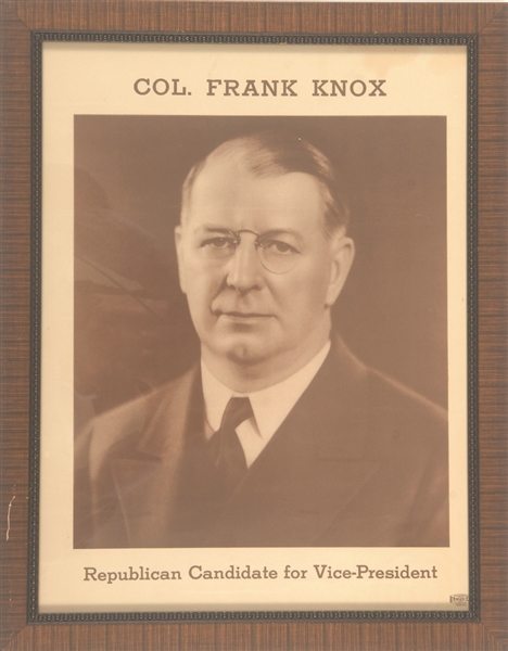 Col. Frank Knox for Vice President