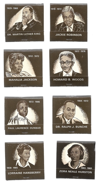 Set of Eight Urban League Civil Rights Matchbooks