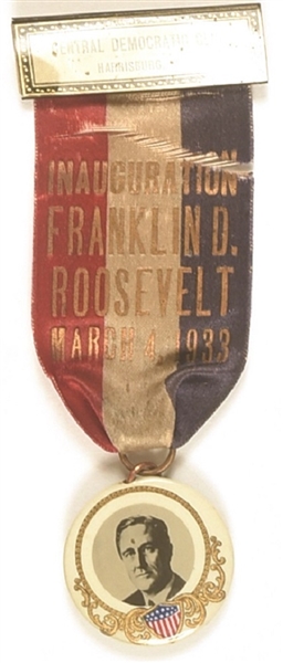 Franklin Roosevelt Harrisburg, Pa. Central Democratic Club