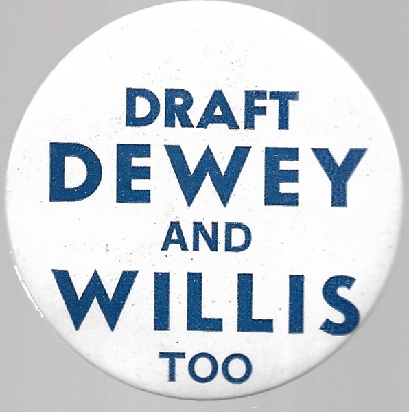 Draft Dewey and Willis Too