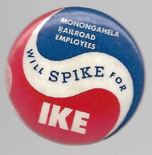 Monongahela Railroad Employees Will Spike for Ike