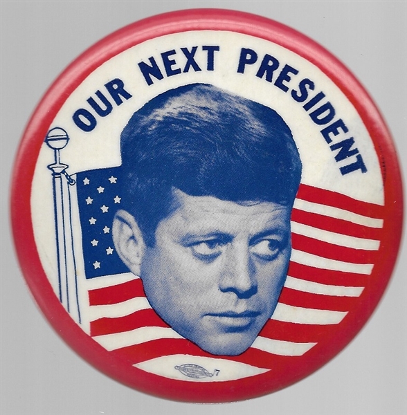 John Kennedy Our Next President 4-Inch Celluloid