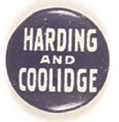 Harding and Coolidge