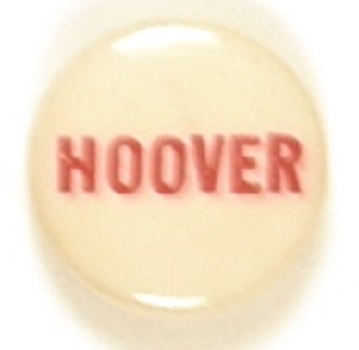 Hoover Red and White Litho