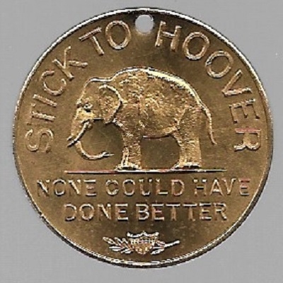 Stick to Hoover 1932 Coin