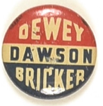 Dewey, Dawson, Bricker West Virginia Coattail