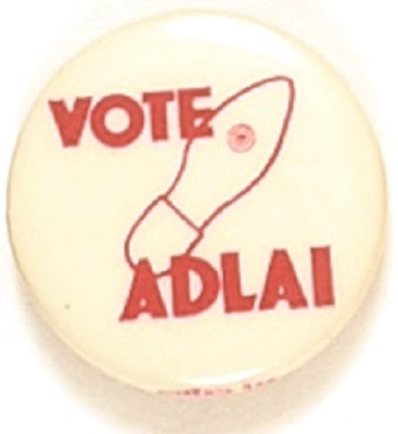 Vote Adlai Hole in Shoe